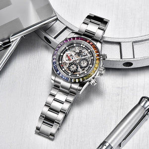 PAGANI DESIGN Rainbow Wristwatch - xtreetapparel