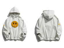 Load image into Gallery viewer, Zipper Pocket Smile Hoodie - xtreetapparel