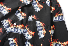 Load image into Gallery viewer, Flame USDollar Shirts - xtreetapparel