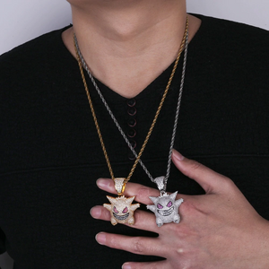 Iced Out Gengar Pendant - xtreetapparel