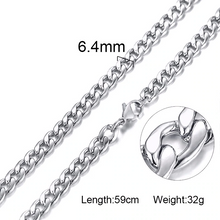 Load image into Gallery viewer, 5-10MM Men&#39;s Round Chain - xtreetapparel