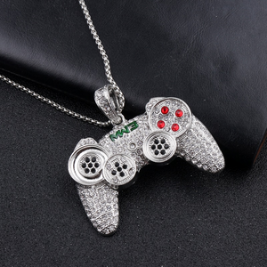 Iced Out Game Controller Pendant - xtreetapparel