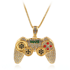 Iced Out Game Controller Pendant - xtreetapparel