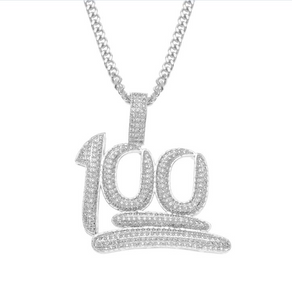 Iced Out 100 Percent Pendant - xtreetapparel