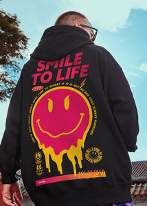 Smile To Live Hoodie - xtreetapparel