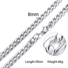 Load image into Gallery viewer, 5-10MM Men&#39;s Round Chain - xtreetapparel