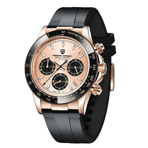 PAGANI DESIGN Automatic Chronograph Watches - Steel Band - xtreetapparel