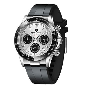 PAGANI DESIGN Automatic Chronograph Watches - Rubber Band - xtreetapparel