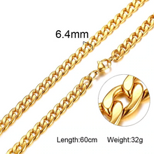 Load image into Gallery viewer, 5-10MM Men&#39;s Round Chain - xtreetapparel