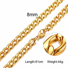 Load image into Gallery viewer, 5-10MM Men&#39;s Round Chain - xtreetapparel