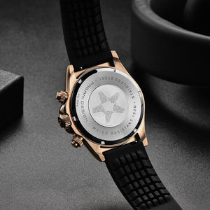 PAGANI DESIGN Automatic Chronograph Watches - Rubber Band - xtreetapparel