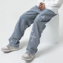 Load image into Gallery viewer, Cross Denim Pants