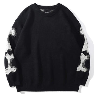 Skeleton Bone Sweatshirt - xtreetapparel