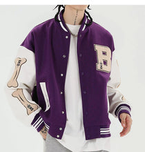 Load image into Gallery viewer, Baseball Patch Jacket - xtreetapparel