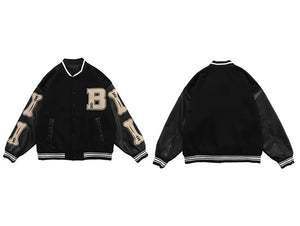 Baseball Patch Jacket - xtreetapparel