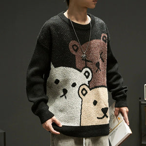 Cartoon Bears Pullover - xtreetapparel